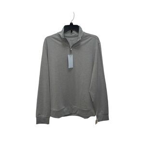 Van Heusen Performance Regular Fit Men’s Quarter Zip, Gray Size Medium NWT